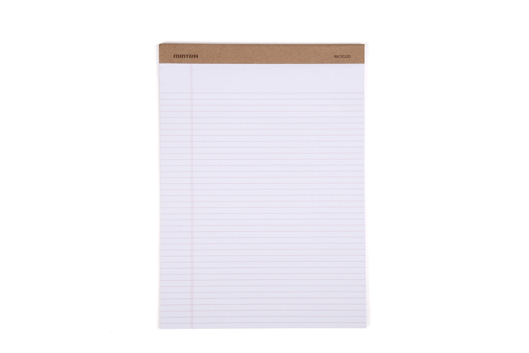 Recycled Writing Pads - 6 Pack - Mintra USA mintra-office-recycled-writing-pads-6-pack/recycled paper notepads/