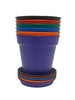 Mintra Garden - 11cm Round Garden Pots 4pk - (11cm Diameter - 4.3inD x 4inH) - Mintra USA