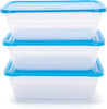 Food Storage Containers (Medium 3L, 6 Piece - 3 Lids, 3 Containers) - Mintra USA