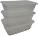 Food Storage Containers (Medium 3L, 6 Piece - 3 Lids, 3 Containers) - Mintra USA