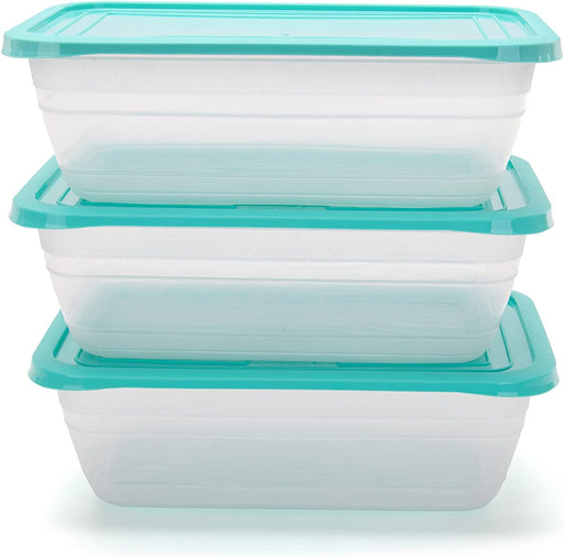 Food Storage Containers (Medium 3L, 6 Piece - 3 Lids, 3 Containers) - Mintra USA