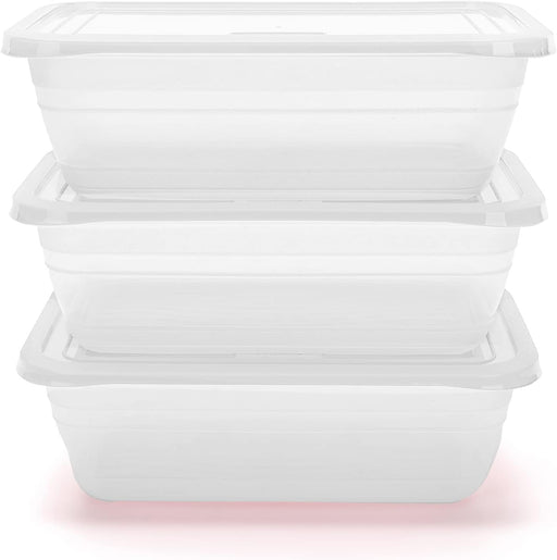 Food Storage Containers (Medium 3L, 6 Piece - 3 Lids, 3 Containers) - Mintra USA