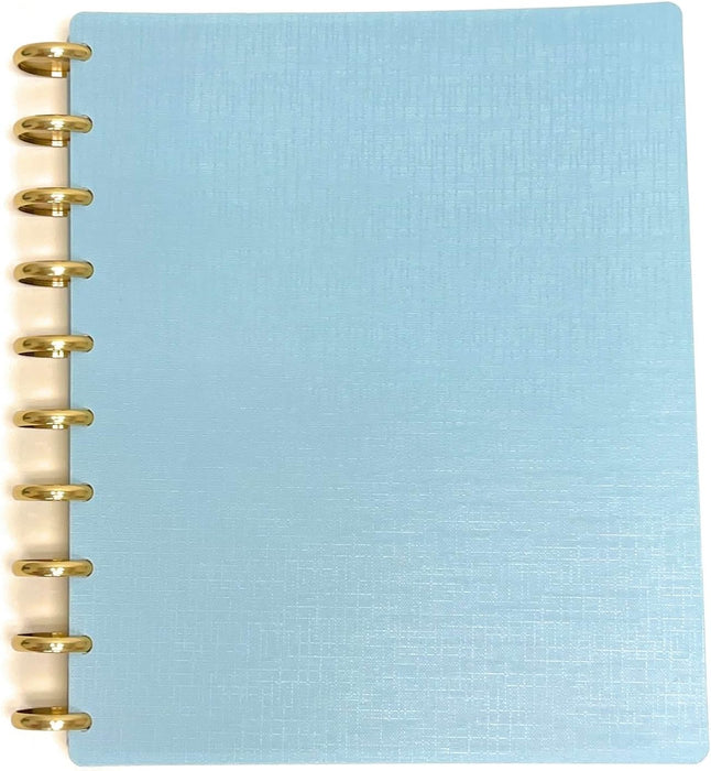 Talia Discbound Notebook with Gold Discs - Midsize - Mintra USA