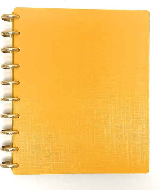 Talia Discbound Notebook with Gold Discs - Midsize - Mintra USA
