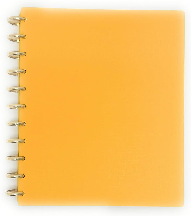 Talia Discbound Notebooks with Gold Discs - Letter size - Mintra USA