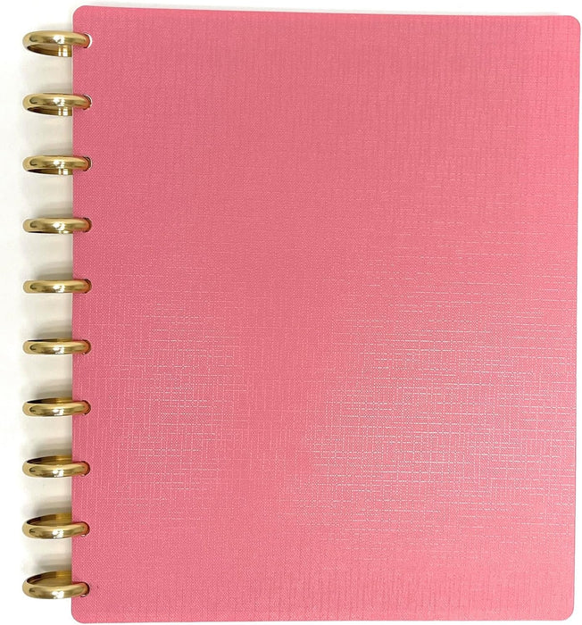 Talia Discbound Notebook with Gold Discs - Midsize - Mintra USA