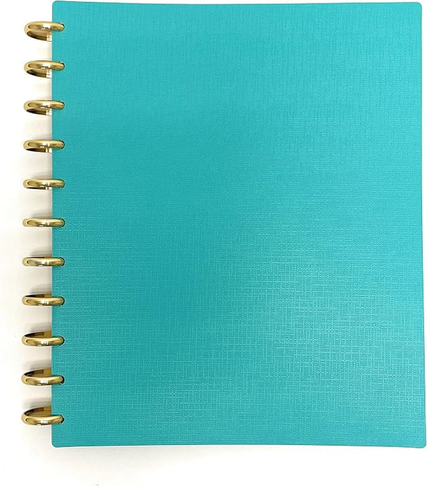 Talia Discbound Notebooks with Gold Discs - Letter size - Mintra USA