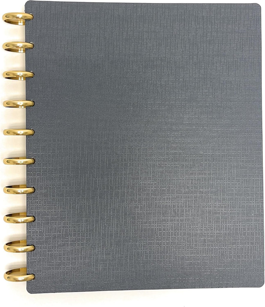 Talia Discbound Notebook with Gold Discs - Midsize - Mintra USA