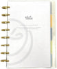 Talia Discbound Notebook with Gold Discs - Junior - Mintra USA