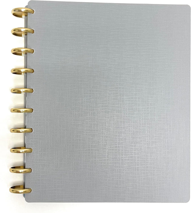 Talia Discbound Notebook with Gold Discs - Midsize - Mintra USA
