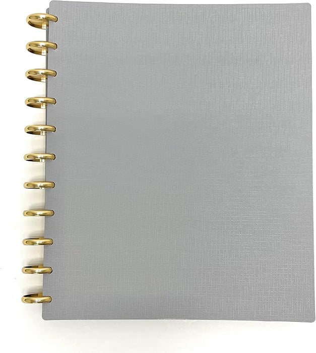 Talia Discbound Notebooks with Gold Discs - Letter size - Mintra USA