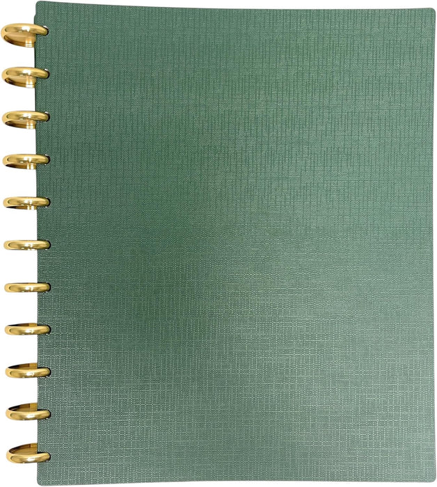Talia Discbound Notebooks with Gold Discs - Letter size - Mintra USA