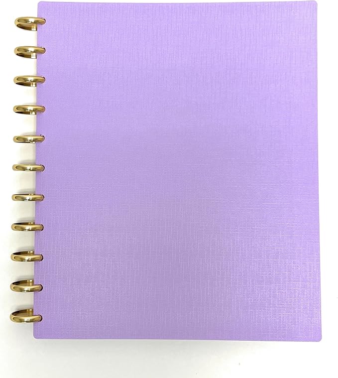 Talia Discbound Notebooks with Gold Discs - Letter size - Mintra USA