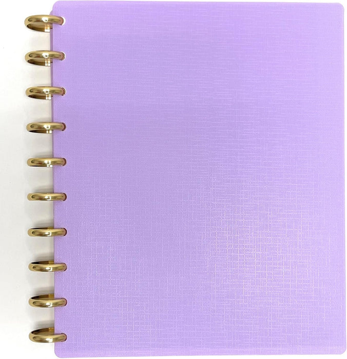 Talia Discbound Notebook with Gold Discs - Midsize - Mintra USA