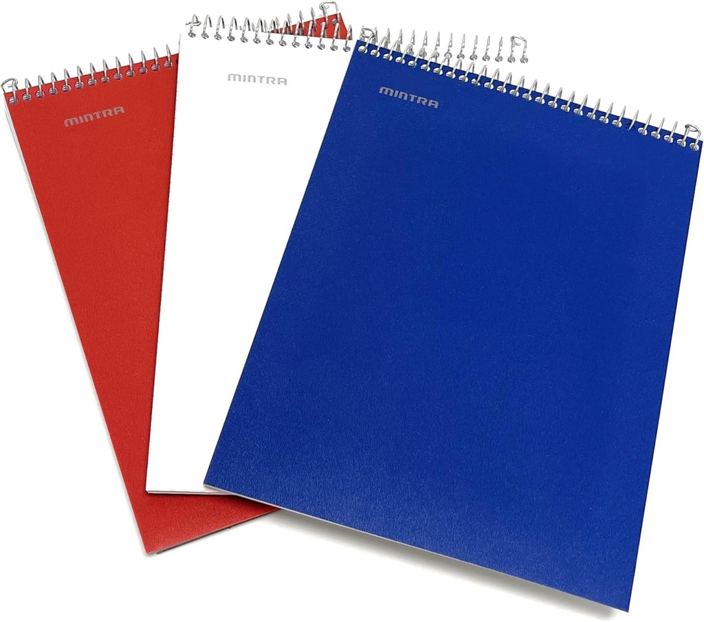 Top Bound Spiral Notebook (College Ruled 3pack) - Mintra USA