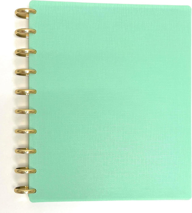 Talia Discbound Notebook with Gold Discs - Midsize - Mintra USA