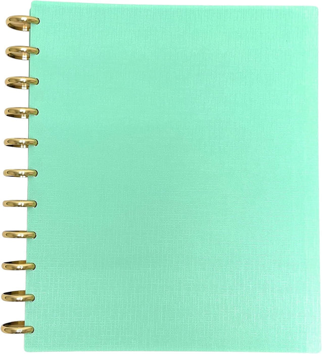 Talia Discbound Notebooks with Gold Discs - Letter size - Mintra USA