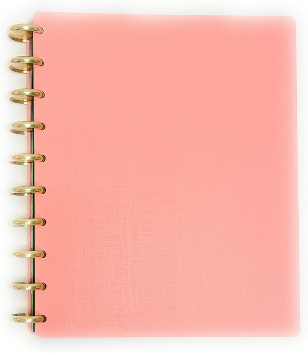 Talia Discbound Notebook with Gold Discs - Midsize - Mintra USA