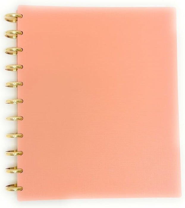 Talia Discbound Notebooks with Gold Discs - Letter size - Mintra USA