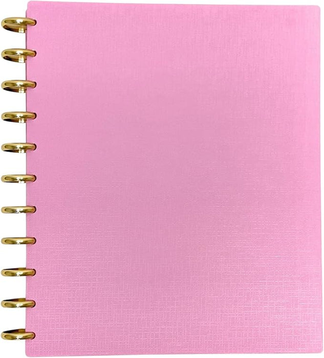 Talia Discbound Notebooks with Gold Discs - Letter size - Mintra USA
