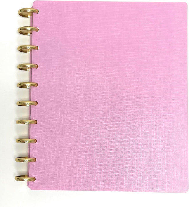 Talia Discbound Notebook with Gold Discs - Midsize - Mintra USA