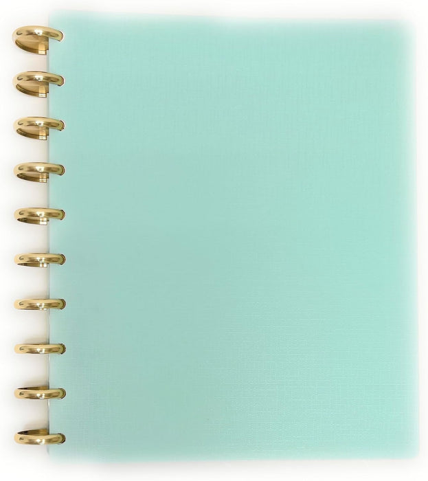Talia Discbound Notebook with Gold Discs - Midsize - Mintra USA
