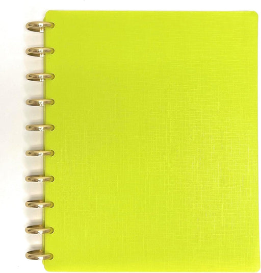 Talia Discbound Notebook with Gold Discs - Midsize - Mintra USA