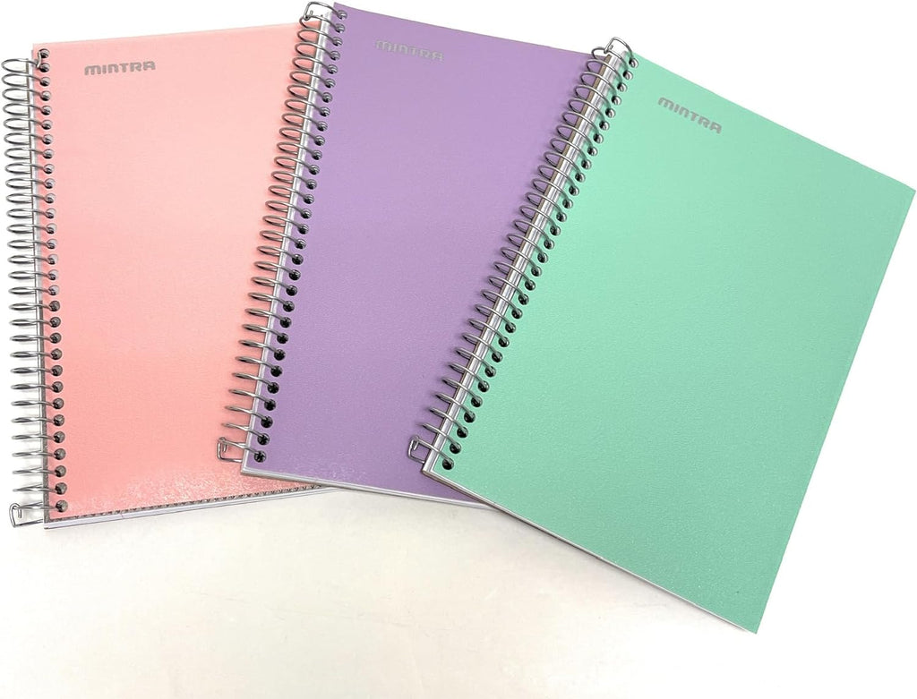 Mintra Office Durable Spiral Notebook - 2 Subject
