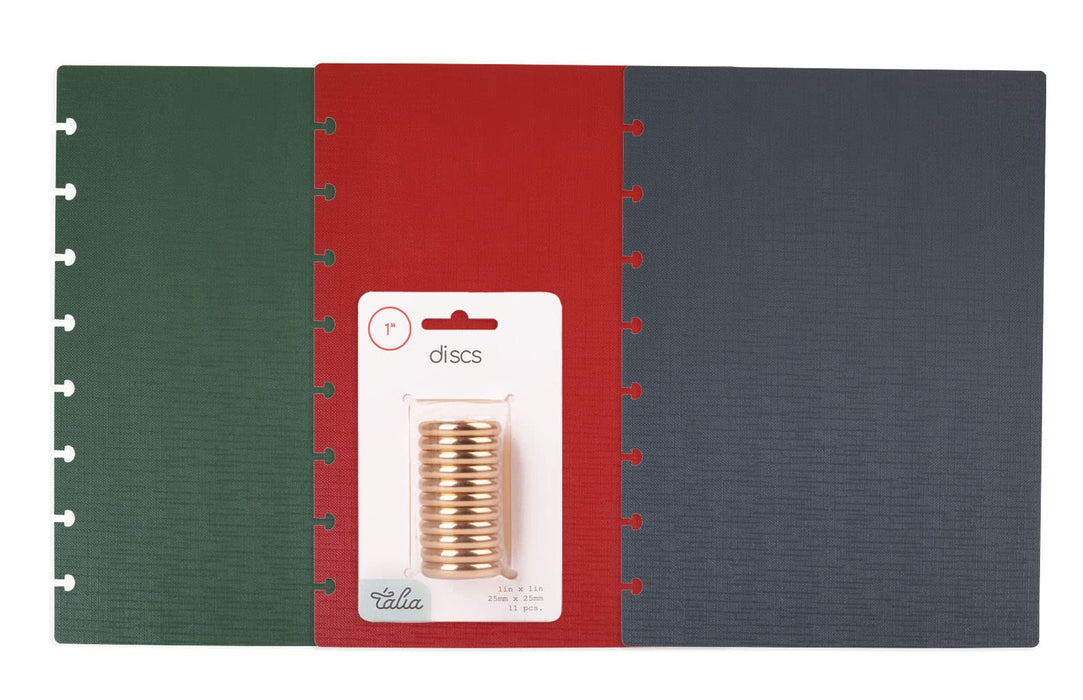 Talia Discbound Notebook - Cover and Disc Sets - Mintra USA