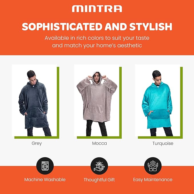 Mintra Home Wearable Sherpa Blanket