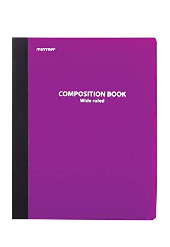 Mintra Office-Composition Books (Poly Comp - Wide Ruled) 24 Pack - Mintra USA mintra-office-composition-books-poly-comp-wide-ruled-24-pack/composition notebooks wide ruled bulk