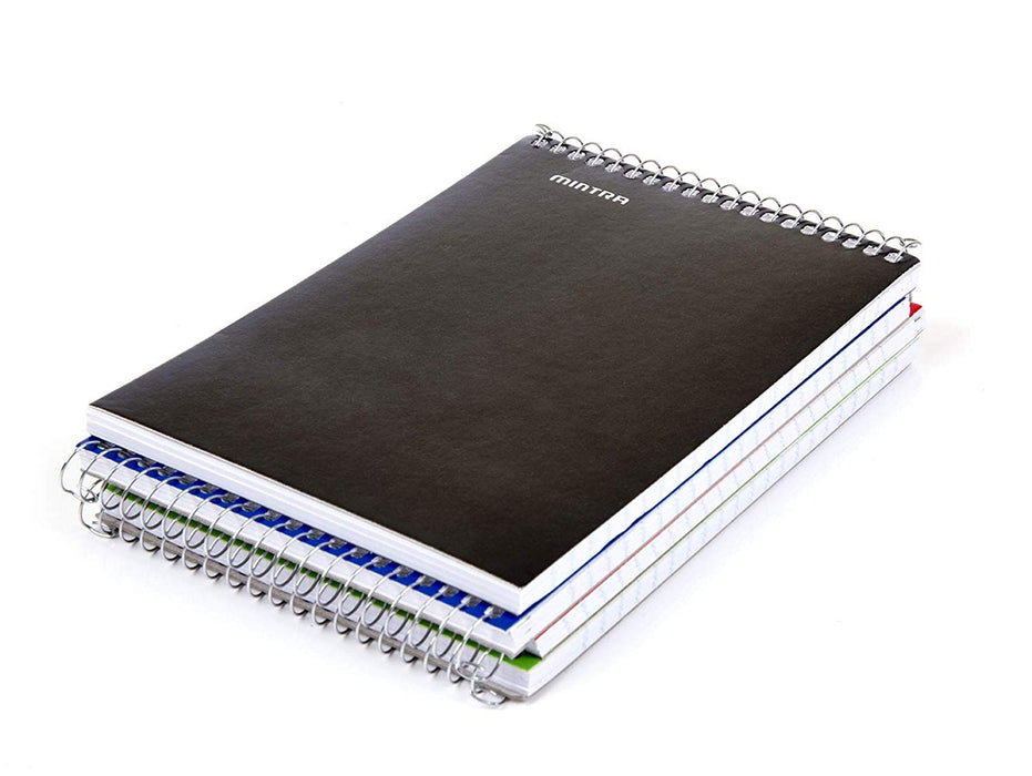 Note Pad Paper - Top Spiral 4pk - Mintra USA note-pad-paper-top-spiral-4pk-1/spiral bound notepads