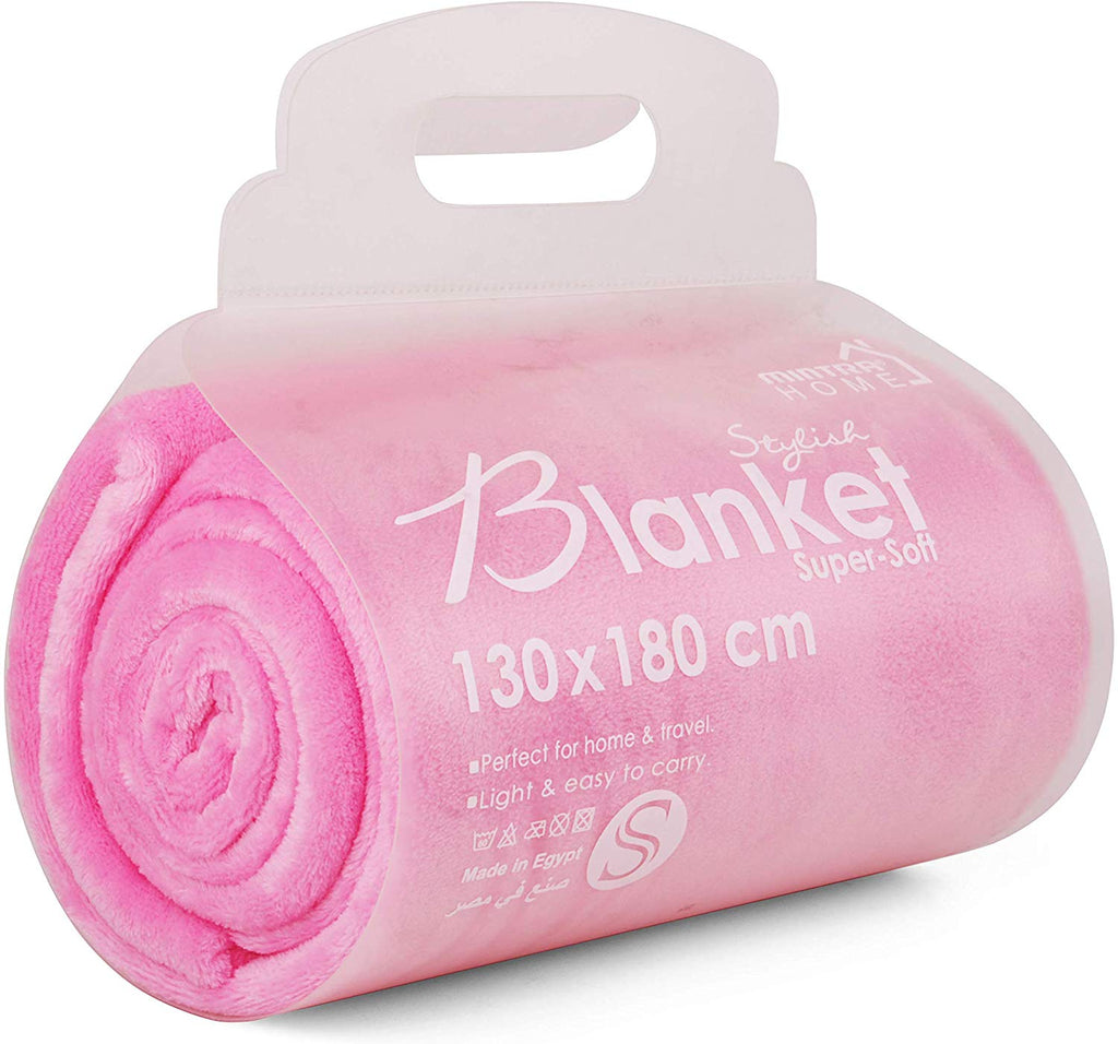 Blanket (Pink) - Mintra USA blanket-pink/microfiber blanket double bed/microfiber comforter double bed blanket-pink/microfiber blanket double bed/microfiber comforter double bed/super soft blanket comforter/fuzzy blanket comforter/comforter blanket for winter