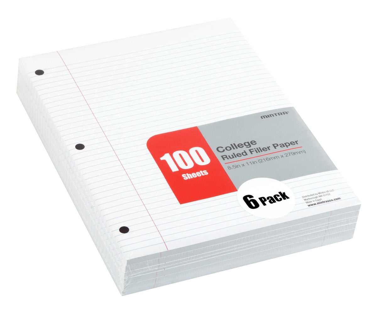 6 Ring Kraft Filler Paper (A5 Size, 3-Pack, 80 Sheets) – Paper Junkie