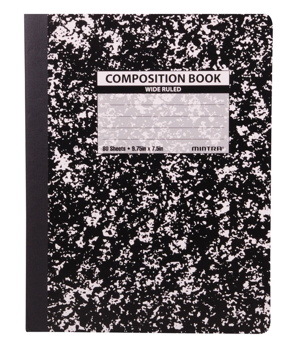 Mintra Office-Composition Books (Black Marble - Wide Ruled) 24 Pack - Mintra USA mintra-office-composition-books-black-marble-wide-ruled-24-pack/composition-notebooks-college-ruled-bulk-bulk-composition-notebooks-for-teachers