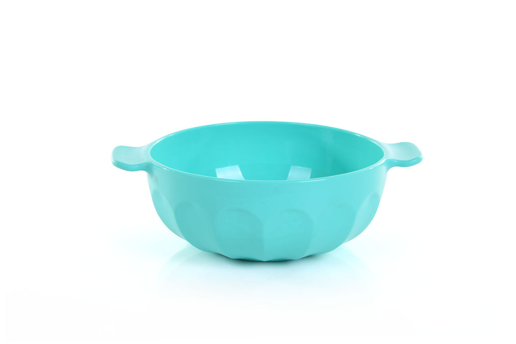 Mintra Home Unbreakable Plastic Bowl - Bowl with Two Handles 4 Pack - Mintra USA bowl-with-2-hands/small plastic bowl with handle/plastic cereal bowl with handle