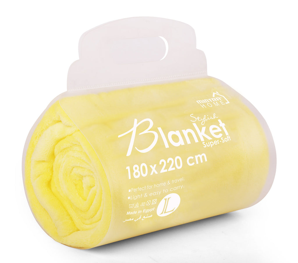 Blanket (Yellow) - Mintra USA blanket-Yellow-fleece-throw-blanket-for-couch-sofa-or-bed-throw-size-soft-fuzzy-plush-blanket-luxury-flannel-lap-blanket-super-cozy-and-comfy-for-all-seasons/soft blanket comforter