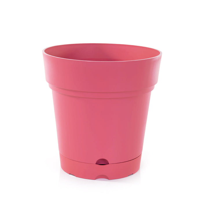 pink plant pot with drainage Mintra Garden - 8.5in Round Garden Pot