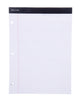 Basic White Legal Pads 6 Pack - Mintra USA mintra-office-legal-pads-basic-white-6pk-8-5in-x-11in-narrow-ruled-50-sheets-per-notepad-micro-perforated-writing-pad-notebook-paper-for-school-college-office-business/white lined paper pads