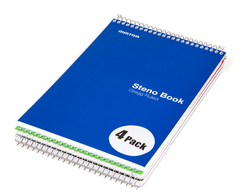 Primary Colors Steno Books 4 Pack — Mintra USA