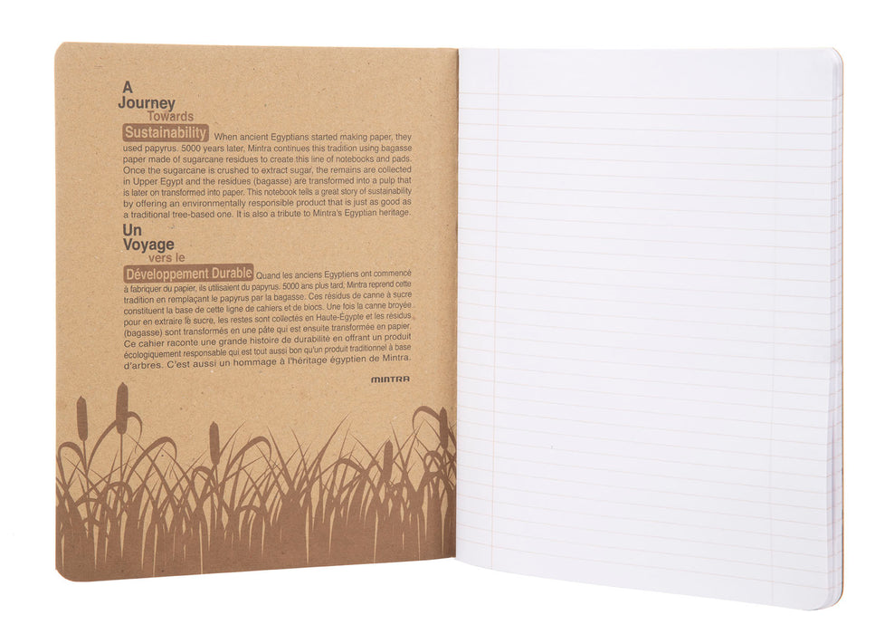 Bagasse Plain Cover Composition Book (3 Pack) - Mintra USA bagasse-plain-cover-composition-book-3-pack/Eco friendly Notebook