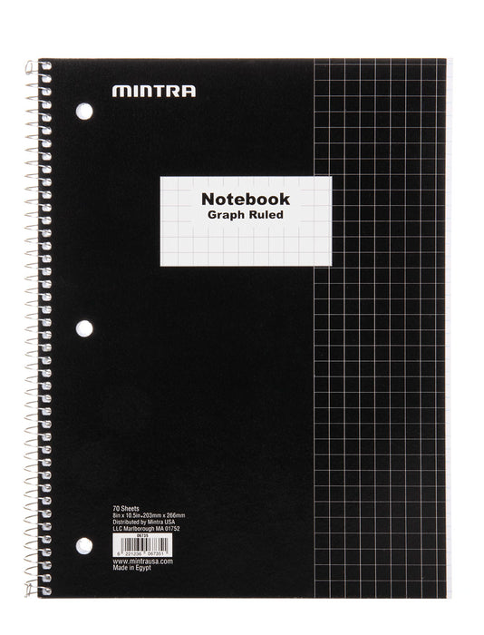 What Is Graph Ruled Notebook Spiral Notebook - Graph Ruled 70 Count 4 Pack — Mintra USA