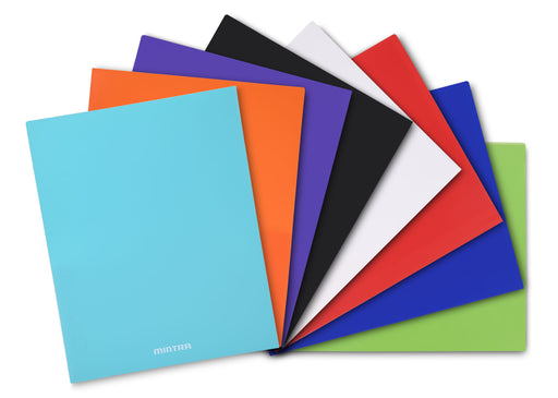 Poly Pocket Folders (8 Pack) - Assorted Colors - Mintra USA poly-pocket-folders-8-pack-assorted-colors/poly-folders-with-pockets-plastic-folders-with-2-pockets