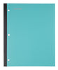 Mintra Wireless Notebook 3pk - 80 Sheets - College Ruled (Teal, White, Purple)