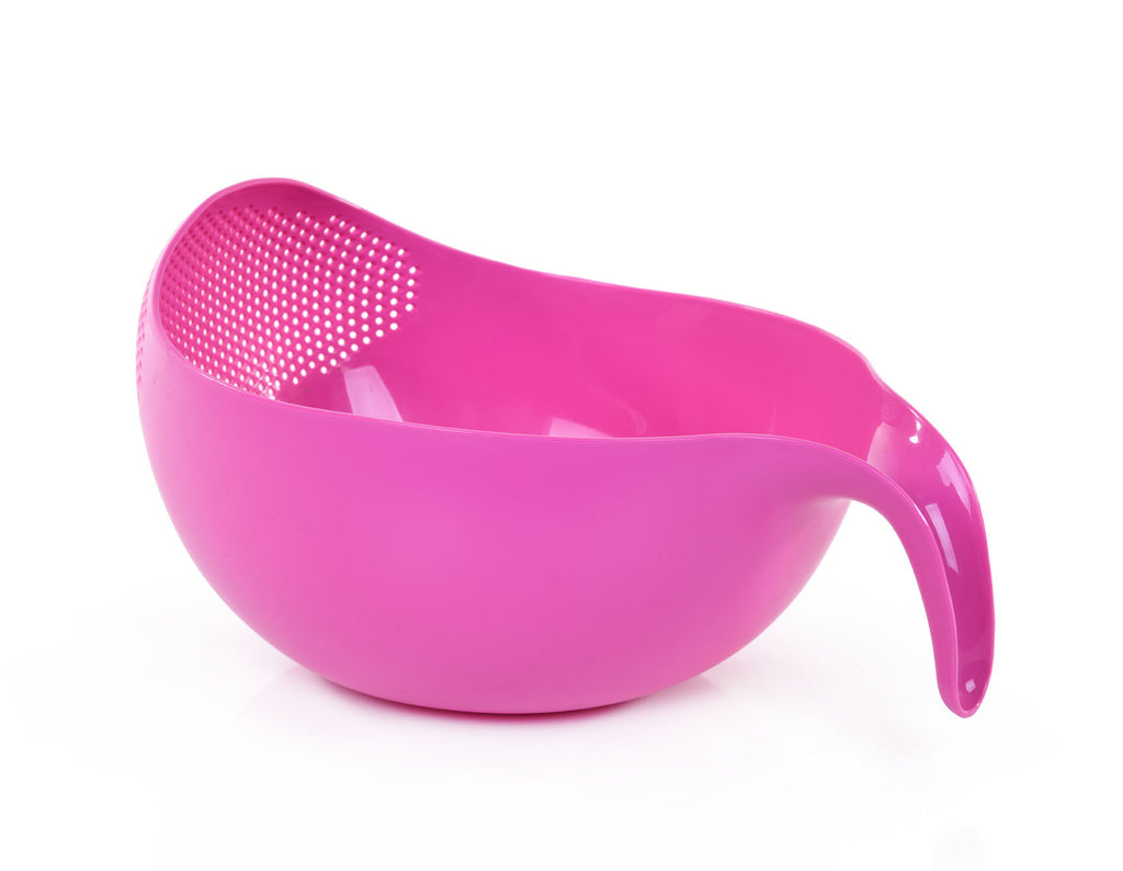 Mintra Home - Rice Colander - Mintra USA mintra-home-rice-colander/rice colander plastic/rice strainer with handle