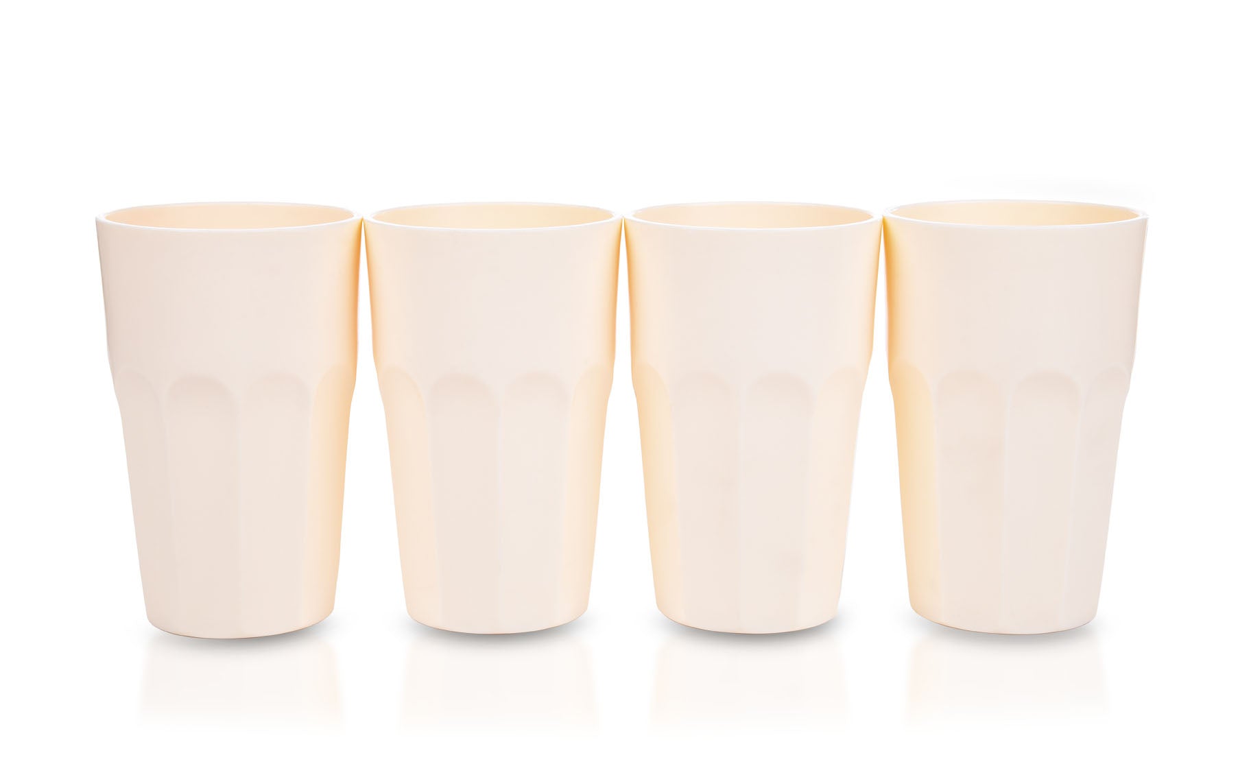 Mintra Home Unbreakable Tumblers 4 Pack (Large - 15oz, Yellow)