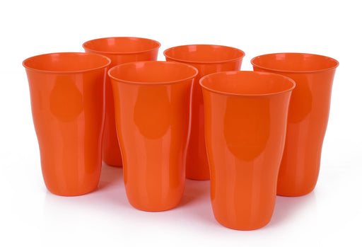 Mintra Home Unbreakable Cup - 330 ml 4 Pack, Size: 11 oz, Orange