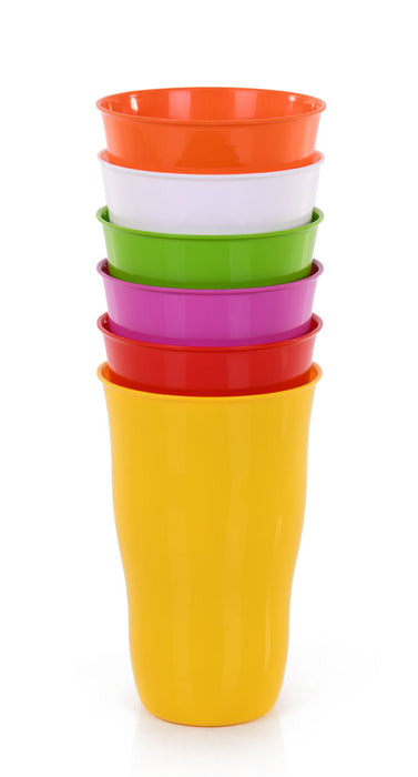 Plastic Cups 21 Ounce Tumbler (Pack of 6) 
