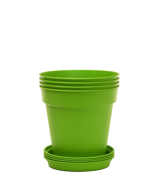 13 cm plant pots Round Plant Pots With Base