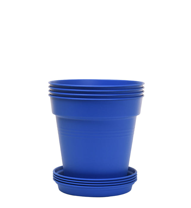 large indoor plastic plant pots Round Plant Pots With Base